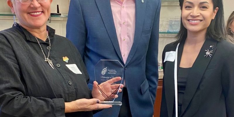 Planned Parenthood Keystone Award-Marlene Pray (l) and Sam Bobila (r)